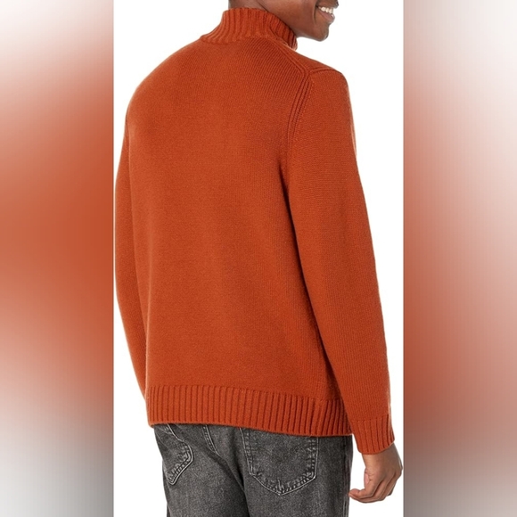 Polo Ralph Lauren half zip Orange Medium color discontinued/sold out. - Picture 2 of 10